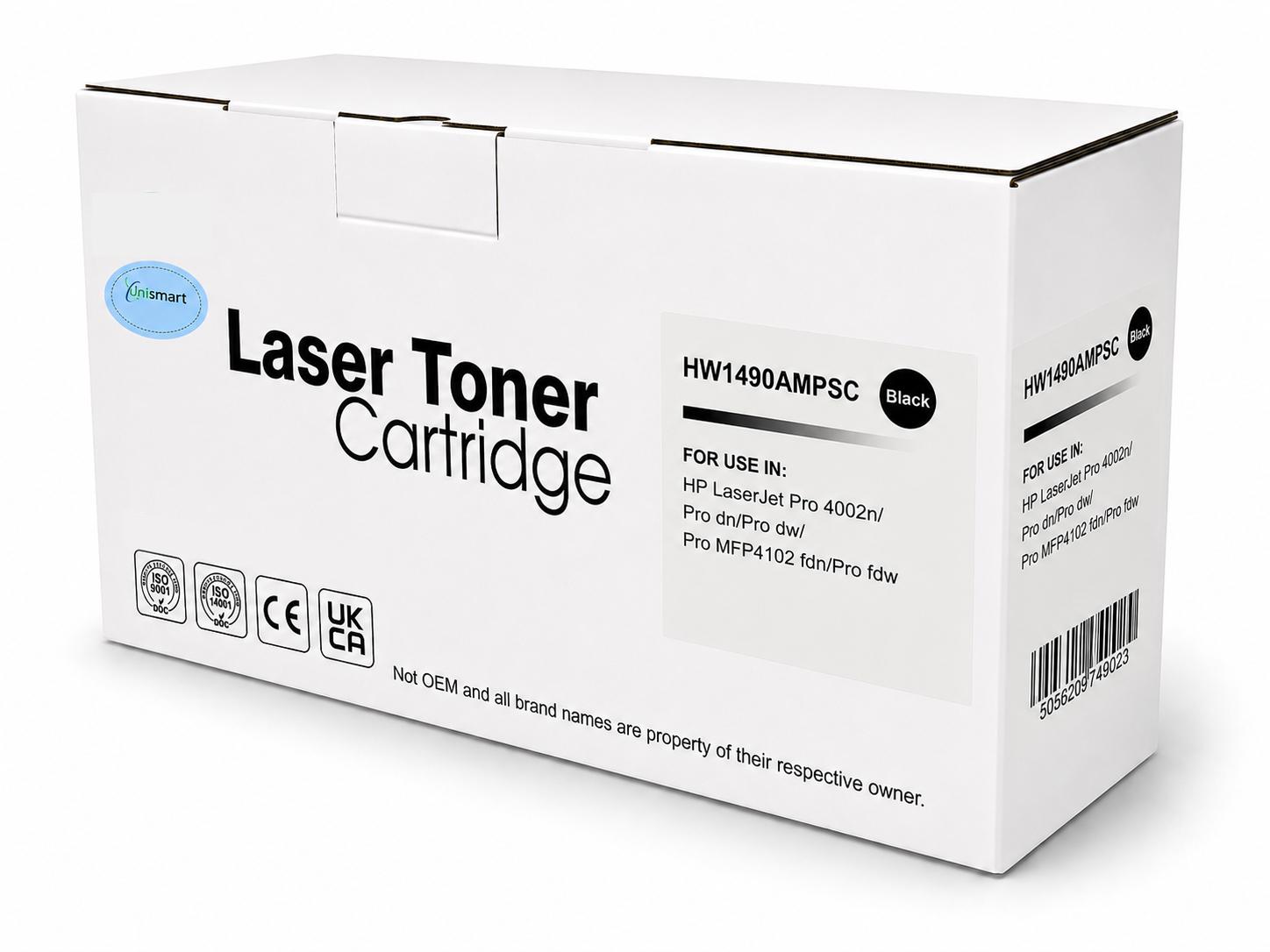 Compatible HP W1490A Black Toner 149A Does not show toner levels if chips serial number is used twice