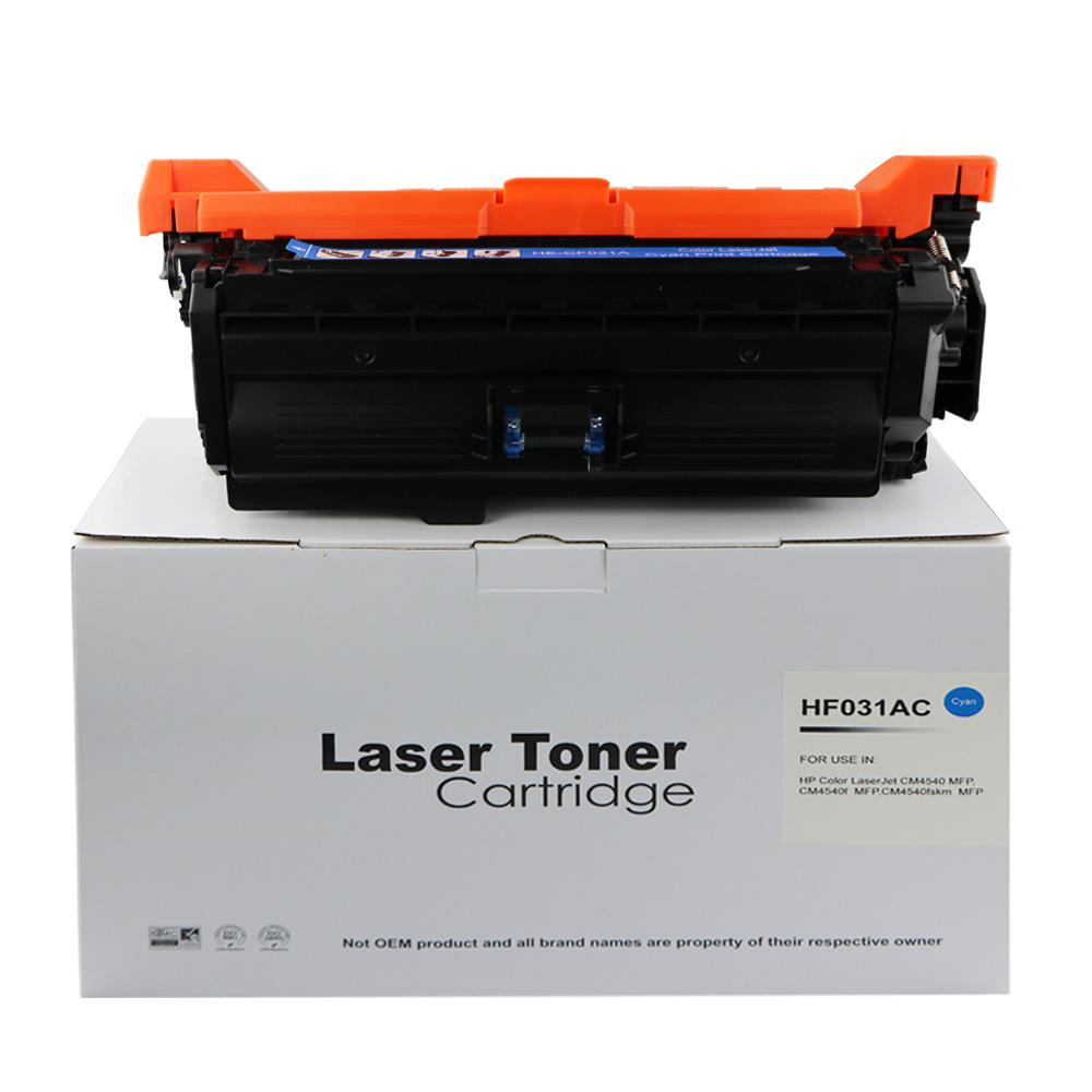 Compatible HP CM4540 Cyan Toner Ctg CF031A