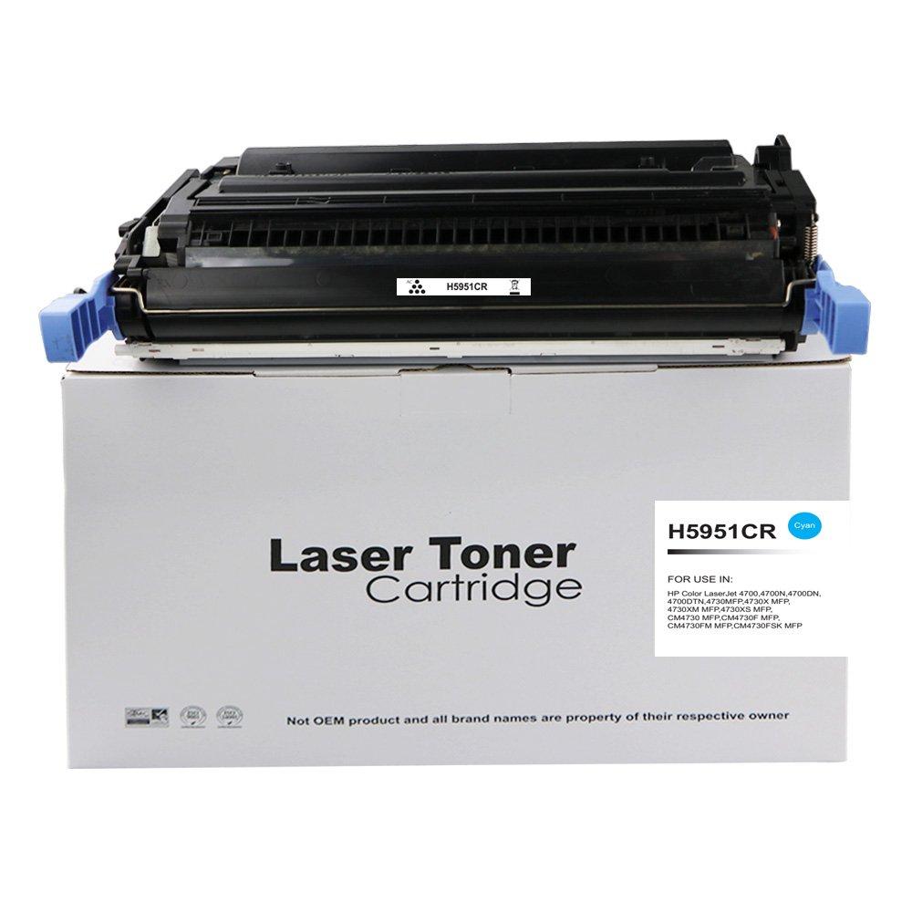 Remanufactured HP Laserjet 4700 Cyan Q5951A Toner