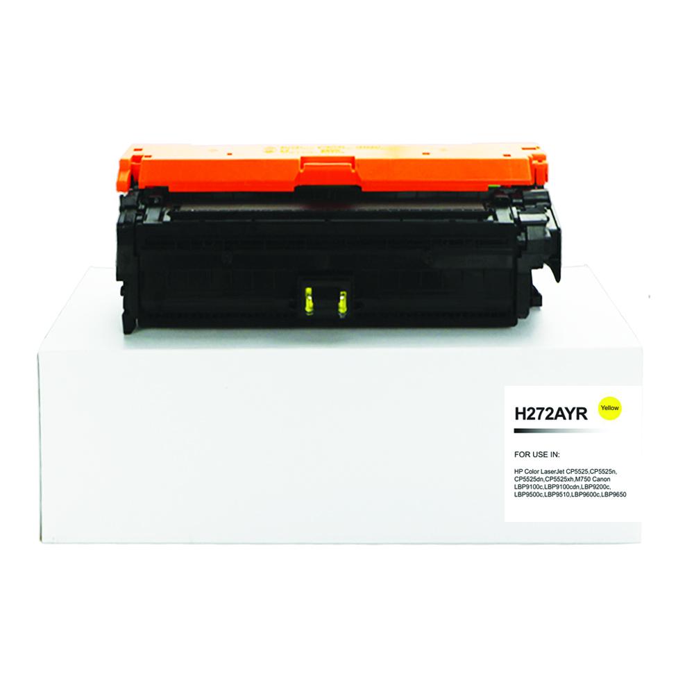 Remanufactured HP Laserjet CP5525 Yellow Toner CE272A