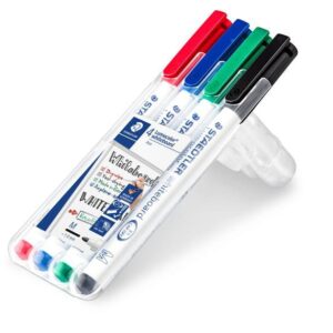 STAEDTLER Lumocolour 351 Drywipe Assorted PK4