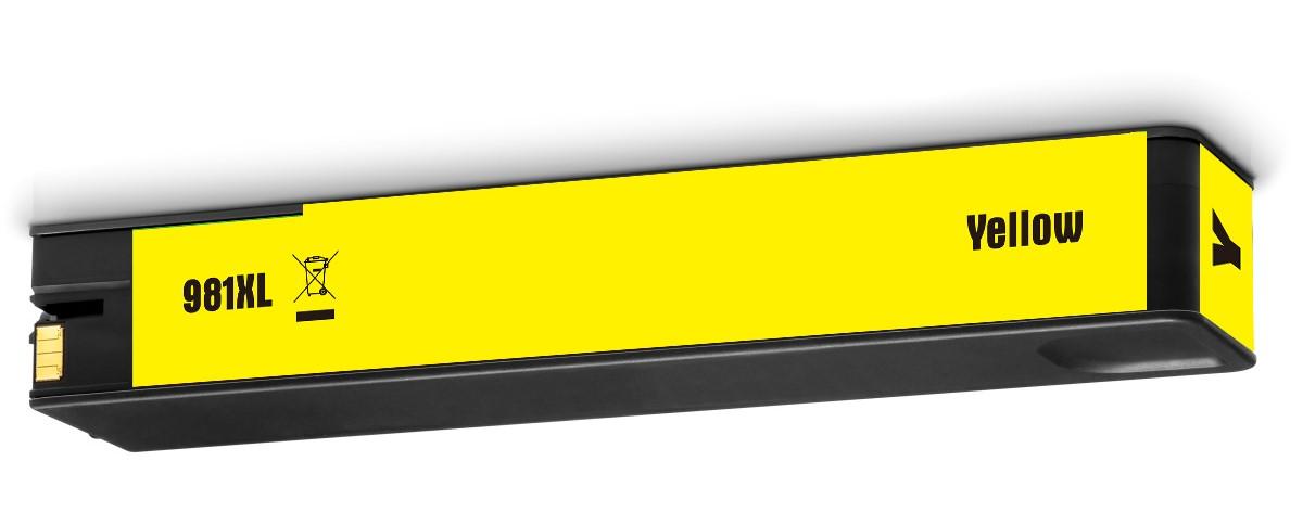 Remanufactured HP G+G 981X Hi Cap Yellow Ink Ctg L0R11A HP 981X