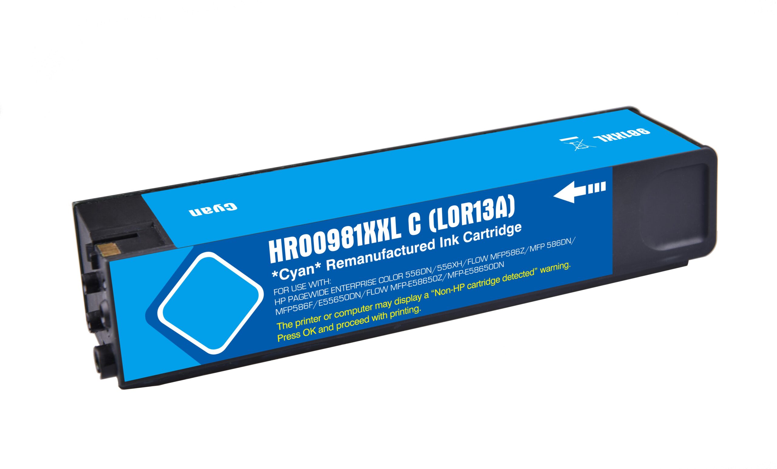 Remanufactured HP G+G 981Y Extra Hi Cap Cyan Ink Ctg L0R13A HP 981Y