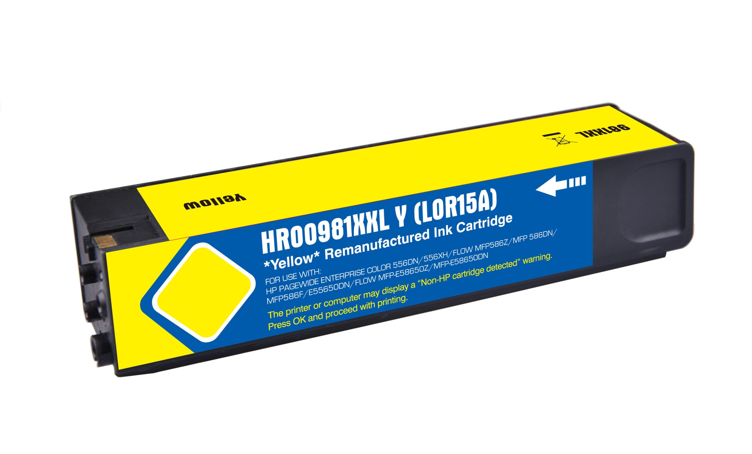 Remanufactured HP G+G 981Y Extra Hi Cap Yellow Ink Ctg L0R15A HP 981Y