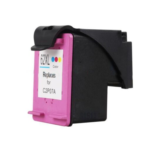 Remanufactured HP C2P07AE Hi Cap Tri Colour Ink Ctg HP 62XL