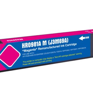 Remanufactured HP G+G 981A Magenta Ink Ctg J3M69A HP 981A