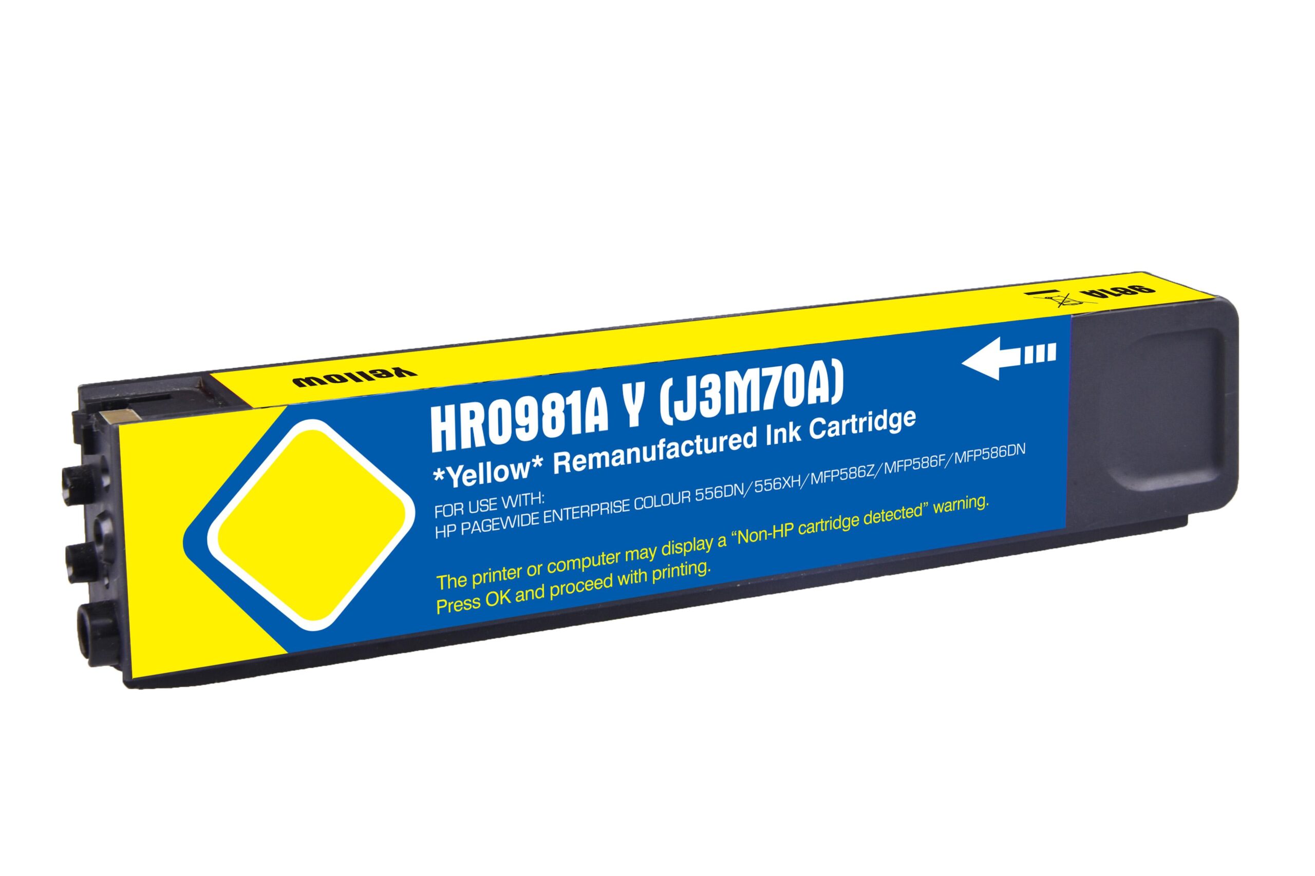Remanufactured HP G+G 981A Yellow Ink Ctg J3M70A HP 981A