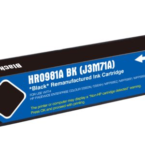 Remanufactured HP G+G 981A Black Ink Ctg J3M71A HP 981A