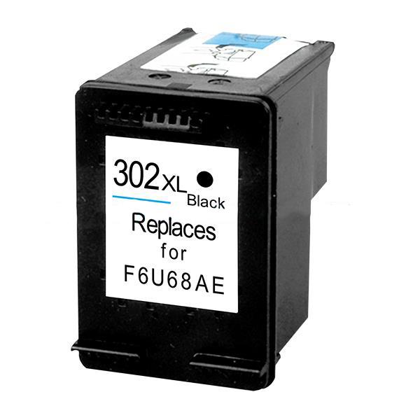 Remanufactured HP F6U68AE Hi Cap Black Ink Ctg HP 302XL