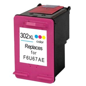 Remanufactured HP F6U67AE Hi Cap Tri Colour Ink Ctg HP 302XL