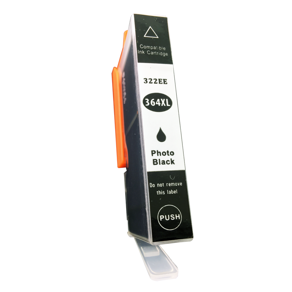 Compatible HP Photosmart D5460 High Yield Black Photo Ink Ctg CB322 No 364XLPBK [364XL PBK(CB322EE)]