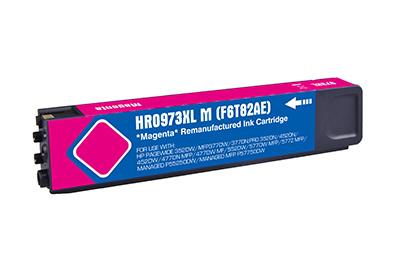 Remanufactured HP G+G PageWide Pro 452 Hi Cap Magenta Ink Ctg F6T82AE HP 973X 7000 Pages