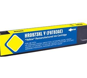 Remanufactured HP G+G PageWide Pro 452 Hi Cap Yellow Ink Ctg F6T83AE HP 973X 7000 Pages