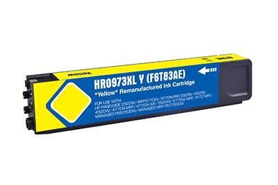 Remanufactured HP G+G PageWide Pro 452 Hi Cap Yellow Ink Ctg F6T83AE HP 973X 7000 Pages