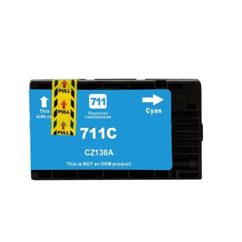 Compatible HP G+G CZ130A Hi Cap Cyan Ink Ctg No HP 711 29ml Ink 1600 Pages
