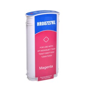 Remanufactured HP G+G 727M Magenta Wide Format Ink Ctg B3P20A
