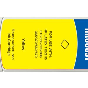 Remanufactured HP G+G 831 Yellow Latex Wide Format Ink Ctg CZ697A HP 831