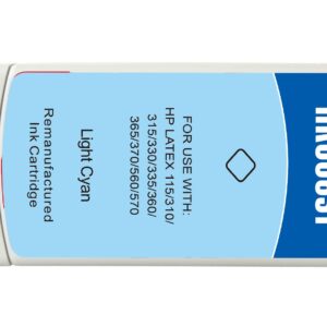 Remanufactured HP G+G 831 Light Cyan Latex Wide Format Ink Ctg CZ698A HP 831