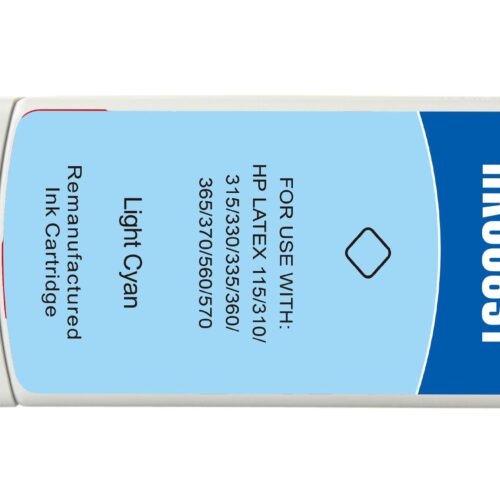 Remanufactured HP G+G 831 Light Cyan Latex Wide Format Ink Ctg CZ698A HP 831
