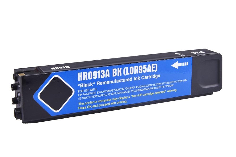 Remanufactured HP PageWide Pro 352 Black Ink Ctg L0R95AE HP 913A