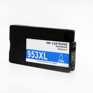 Remanufactured HP G+G F6U16AE Hi Cap Cyan Ink Ctg HP 953XL