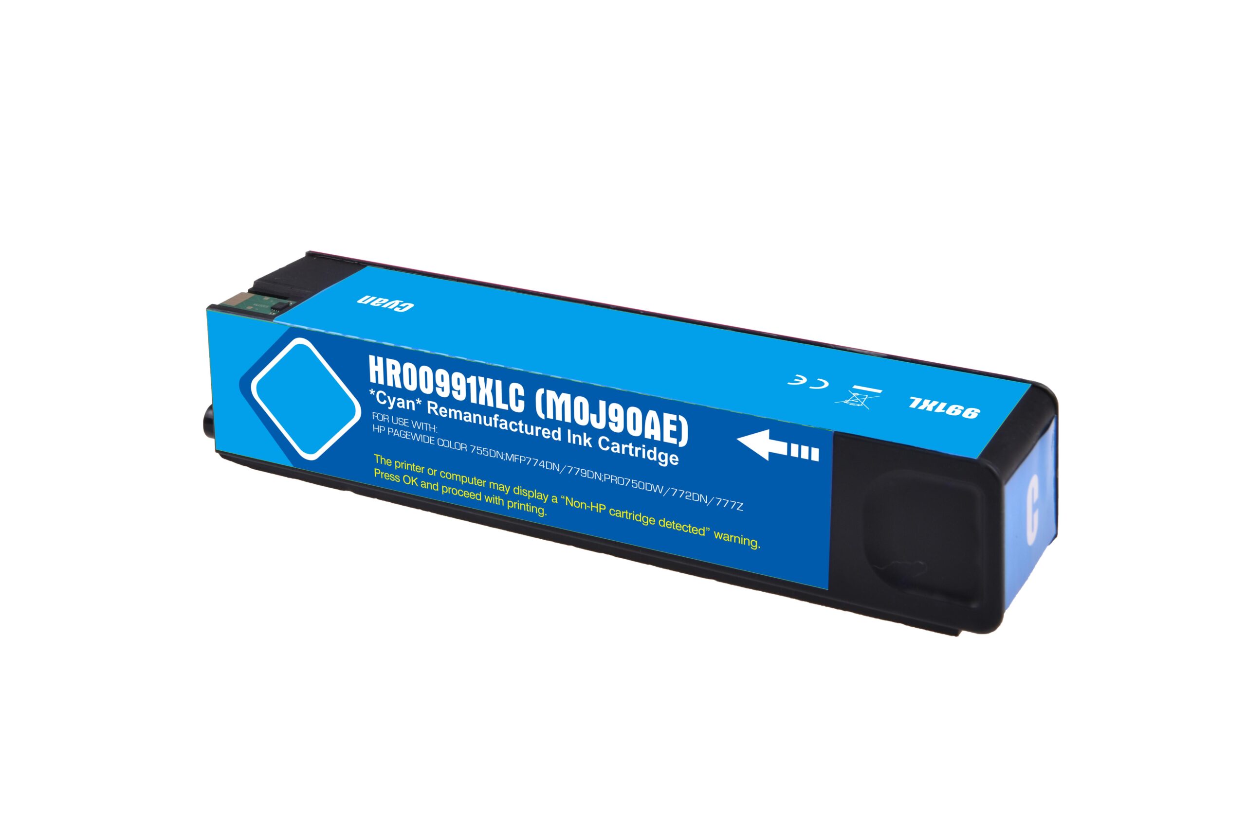Remanufactured HP G+G 991X Hi Cap Cyan Ink Ctg M0J90AE HP 991X
