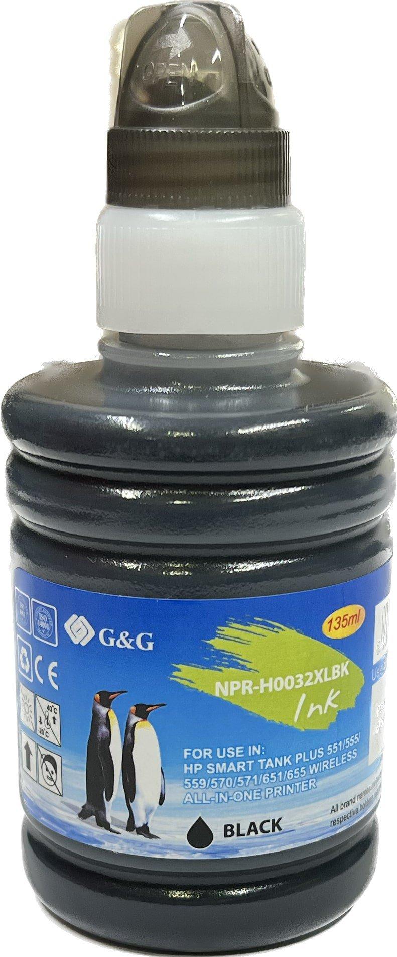 Compatible HP 1VV24AE 32XL Black Ink Bottle