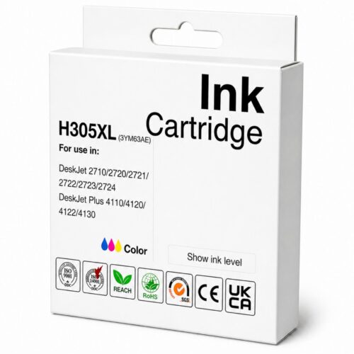 Remanufactured HP 3YM63AE Hi Cap Tri Colour Ink Ctg 305XL