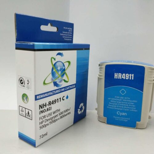 Compatible HP Designjet 500 Cyan Ink C4911A Ctg No 82