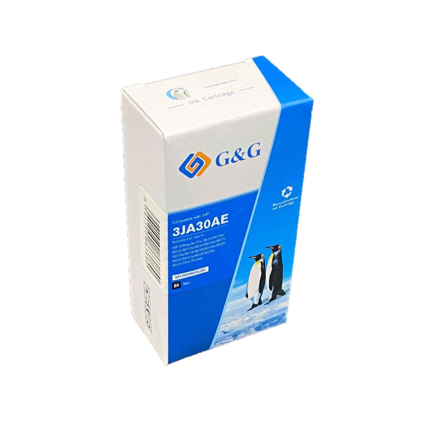 Remanufactured HP G+G 3JA30AE 963XL Black Ink Ctg - Ink Level Shown