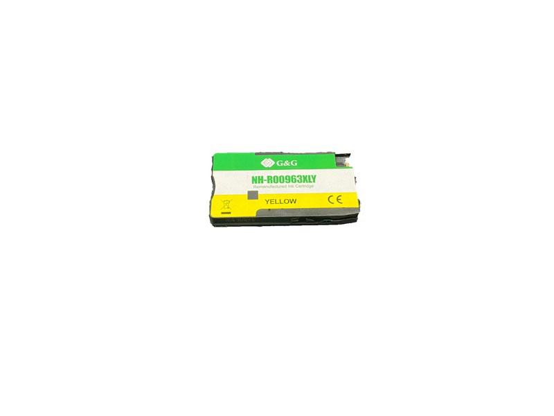 Remanufactured HP G+G 3JA29AE 963XL Yellow Ink Ctg - Ink Level Shown