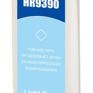 Remanufactured HP C9390A Lt Cyan Wide Format Ink Ctg HP 70