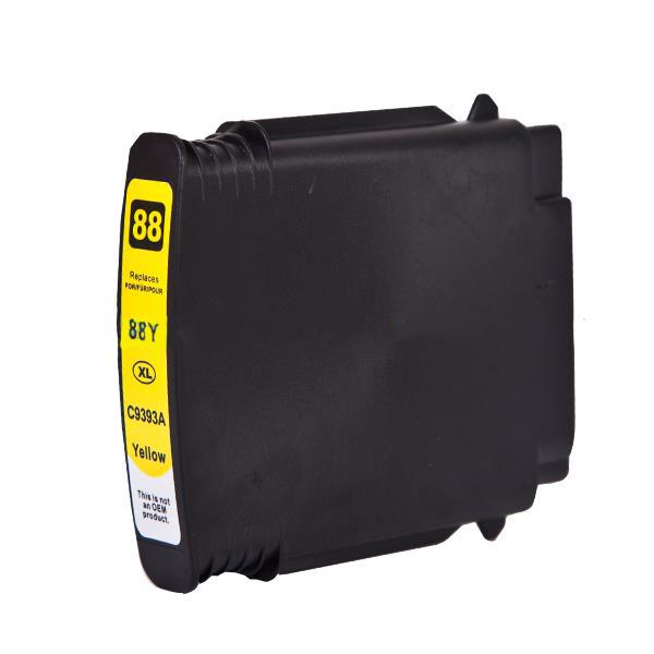 Remanufactured HP Deskjet K550 Yellow Ink Ctg C9393AE No 88XL [88XL Y(C9393)]