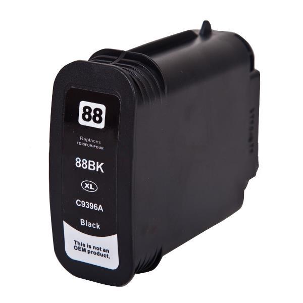 Remanufactured HP Deskjet K550 Black Ink Ctg C9396AE No 88XL [88XL BK(C9396)]