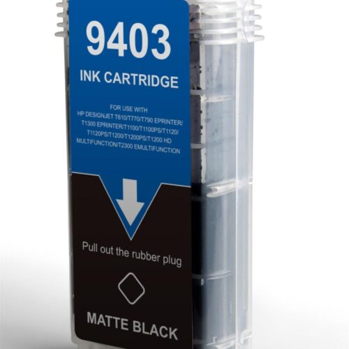 Remanufactured HP Designjet T610 C9403A High Yield Matt Black Ink No 72