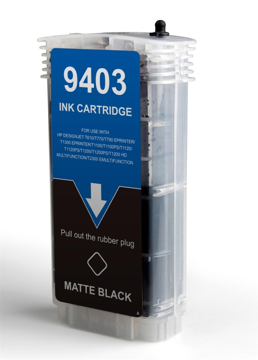 Remanufactured HP Designjet T610 C9403A High Yield Matt Black Ink No 72