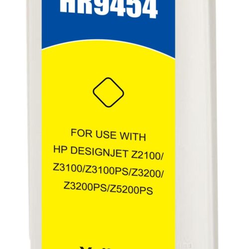 Remanufactured HP C9454A Yellow Wide Format Ink Ctg HP 70