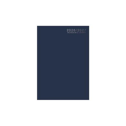 Academic Diary A5 WTV Casebound 26-27 Blue