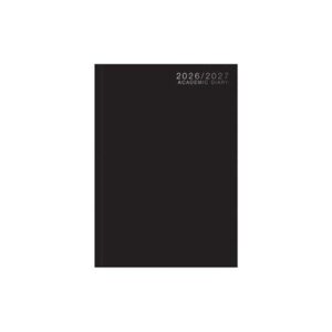 Academic Diary A5 WTV Casebound 26-27 Black
