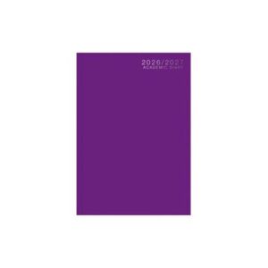 Academic Diary A5 WTV Casebound 26-27 Purple