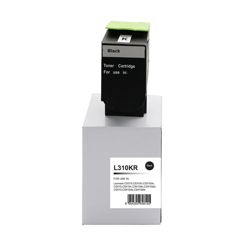 Remanufactured Lexmark CS310 Black Toner 70C2HK0 702HK also for 700H1