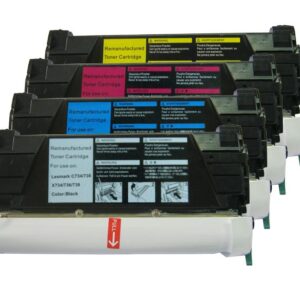 Remanufactured Lexmark C734 Yellow Toner C734A2YG
