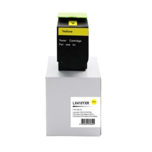 Remanufactured Lexmark CX410 High Yield Yellow Toner 80C2HY0 802HY