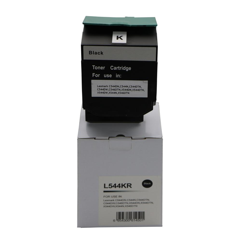 Remanufactured Lexmark C544 High Yield Black Toner C544XIKG C544X2KG