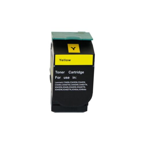 Remanufactured Lexmark C544 High Yield Yellow Toner C544XIYG C544X2YG