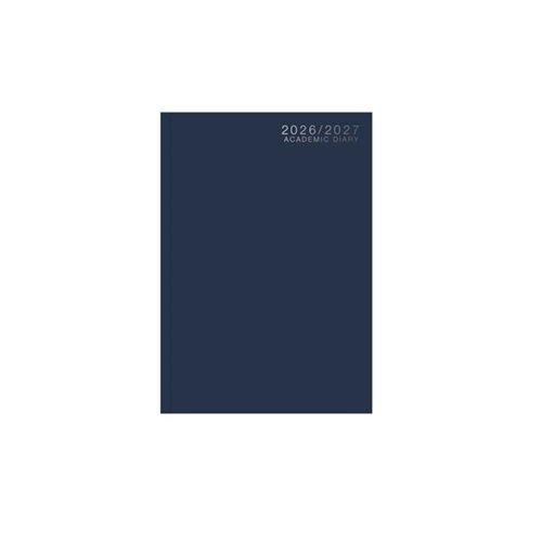 Academic Diary A4 WTV Casebound 26-27 Blue