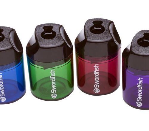 Snopake Double Hole Canister Sharpener CDU- 1 CDU of 10