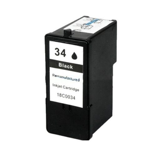 Remanufactured Lexmark 18C0034 Black Ink Ctg [R-LX34(18C0034)]