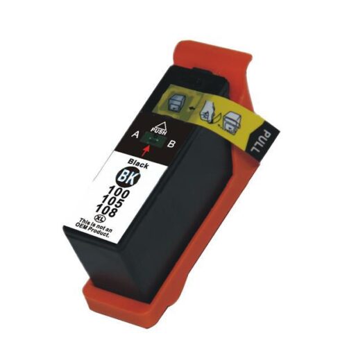 Compatible Lexmark 100XL Black Ink Ctg 014N1068E [100XL BK]