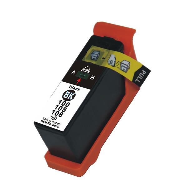 Compatible Lexmark 100XL Black Ink Ctg 014N1068E [100XL BK]